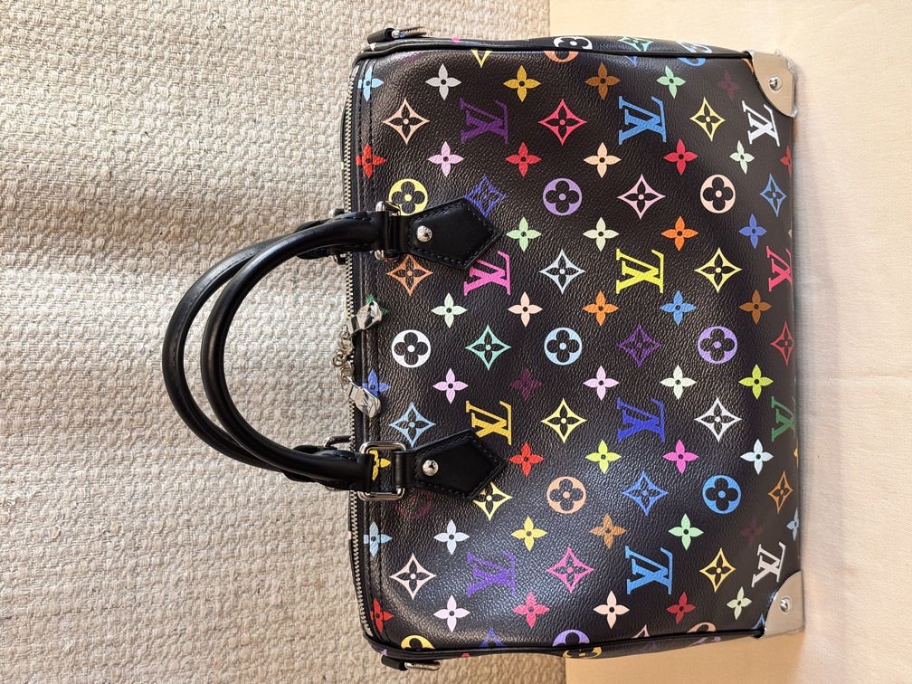 100% Original Louis Vuitton Speedy 30 Soft LV x TM Multicolor M13257
